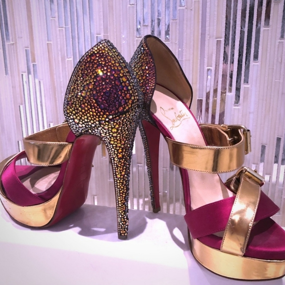 Christian Louboutin Swarovski heels